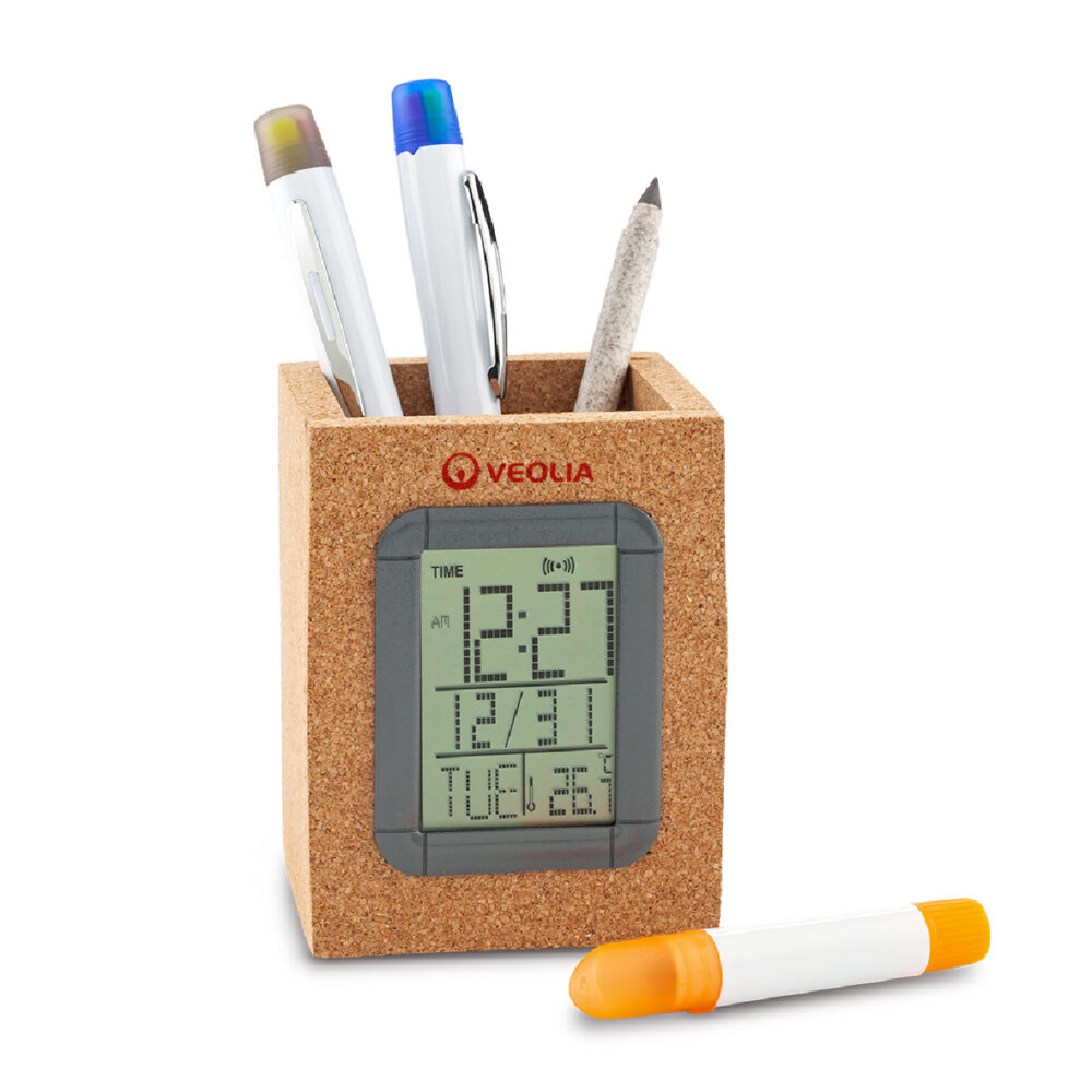 Reloj Portaboligrafos Cork